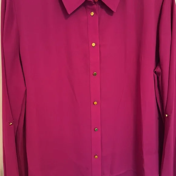 Investments Women's cranberry Blouse - Picture 2 of 5